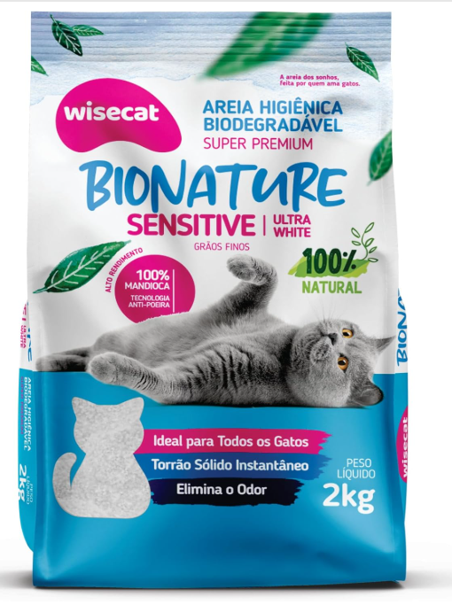Areia Bionature Sensitive 2kg