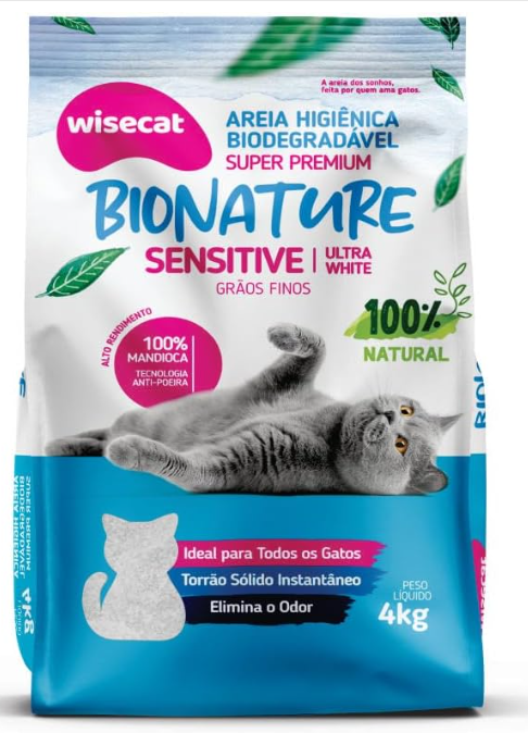 Areia Bionature Sensitive 4kg