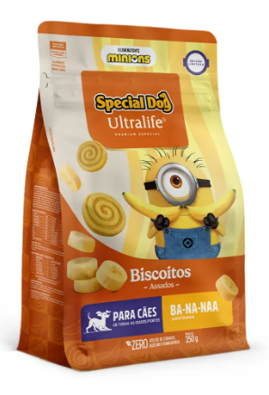 Biscoito Special Dog para cães de todos os tamanhos sabor banana 250g