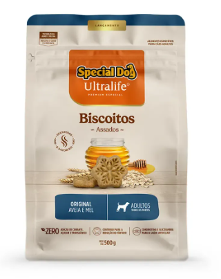 Biscoito Special Dog para cães de todos os tamanhos sabor aveia e mel 500g