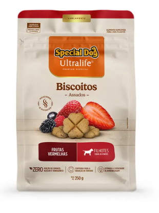 Biscoito Special Dog para filhotes sabor frutas vermelhas 250g