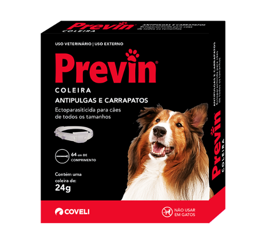 Coleira Antipulgas e Carrapatos Previn