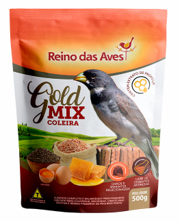 Gold mix coleiro reino das aves 500 g