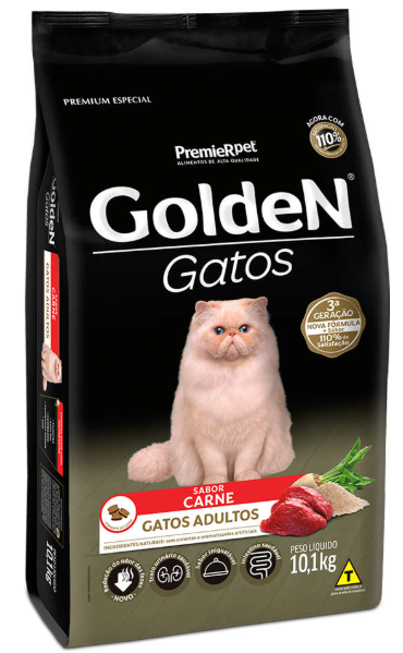 Golden gato Adulto carne 10 kg 