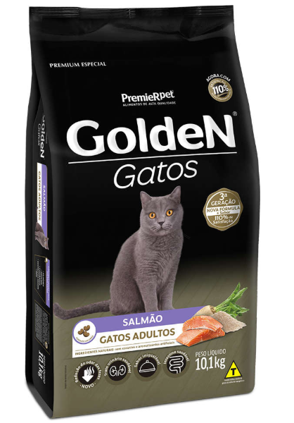 Golden gato Adulto salmão 10 kg 