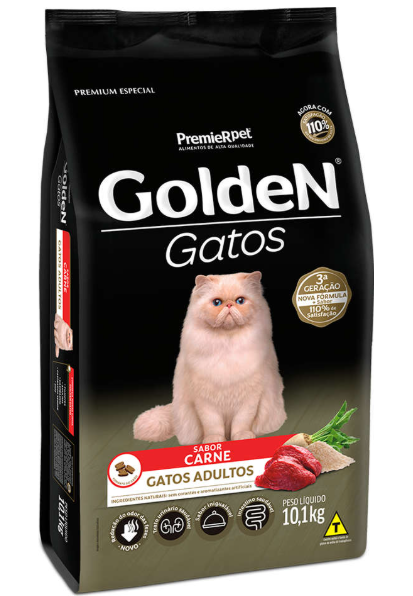 Golden gato castrados carne 10 kg 