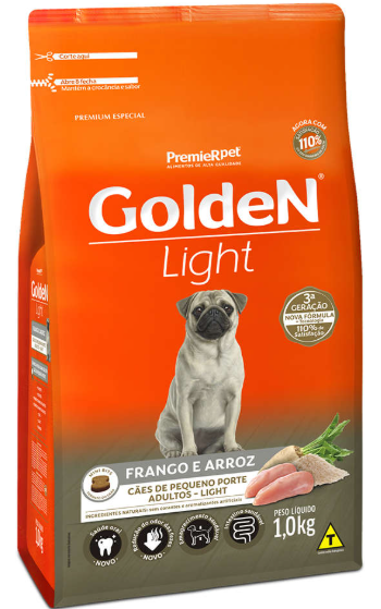 Golden light adulto raças pequenas 1 kg 