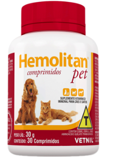 Hemolitan pet 30 comprimidos 