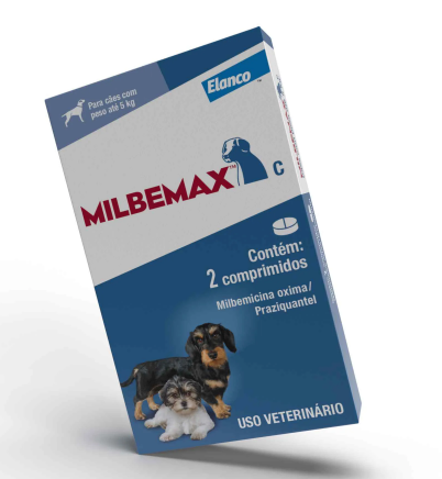 Milbemax Cães 0kg até 5kg (2 Comprimidos)