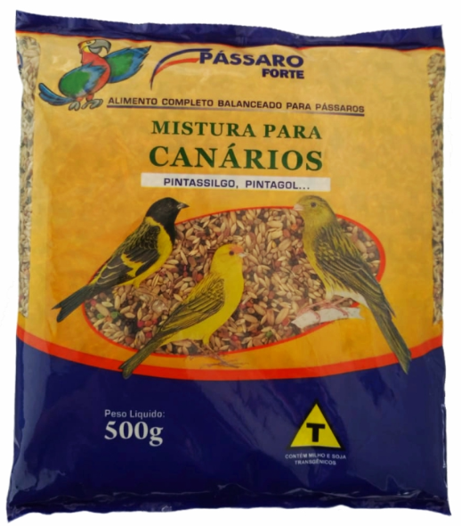 Mistura para canários pássaro forte 500 g