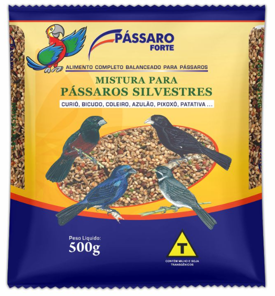 Mistura para pássaro silvestres pássaro forte 500 g
