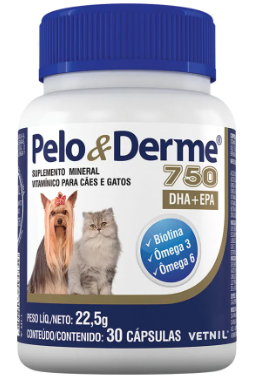 Pelo e Derme 750 mg 30 comprimidos 