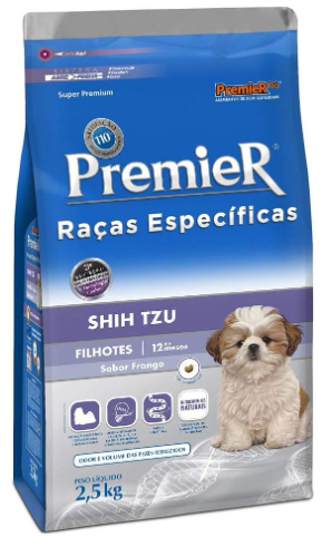 Premier Shihtzu filhote frango 1 kg