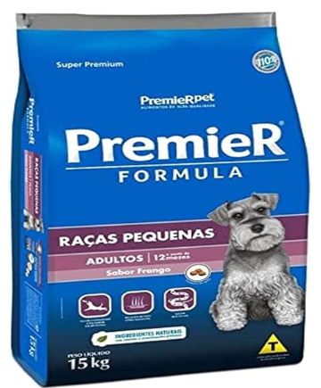 Premier filhotes porte pequeno sabor frango 15 kg 