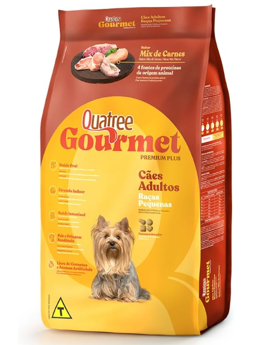 Quatree gourmet adulto raças pequenas 1 kg