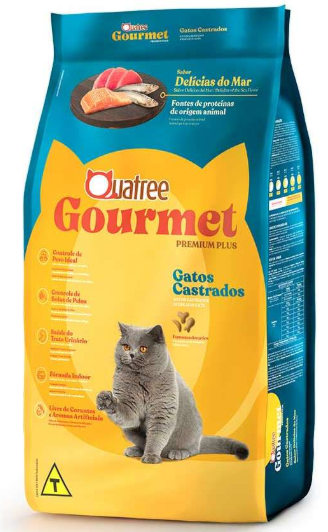 Quatree gourmet castrados delícias do mar 1 kg
