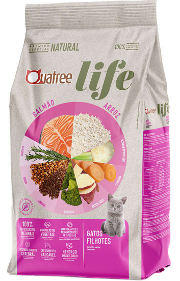 Quatree life gatos filhotes 1 kg 