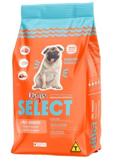 Quatree select adulto raças pequenas 1 kg