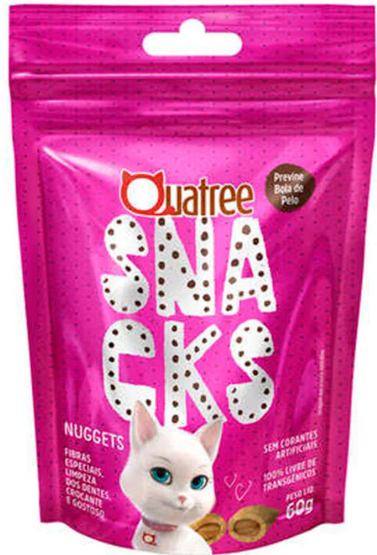 Quatree snacks nuggets frango anti bola 60g
