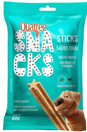 Quatree snacks oral raças pequenas 60g