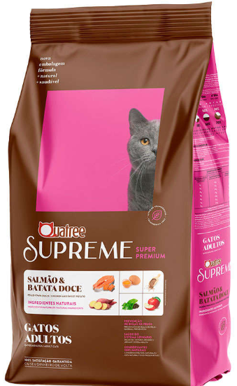 Quatree supreme gato Adulto salmão 1 kg 