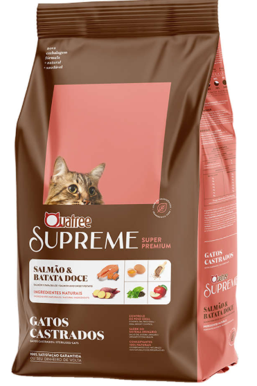 Quatree supreme gato castrado salmão 1 kg 