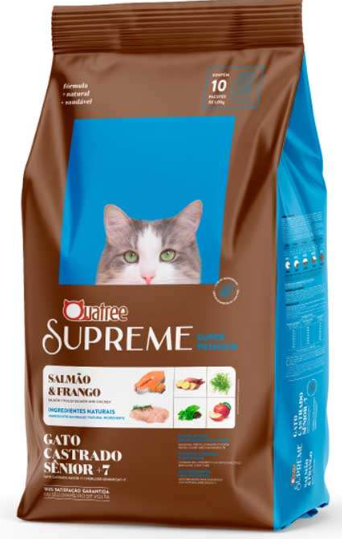  Quatree supreme gato sênior castrado 1 kg 