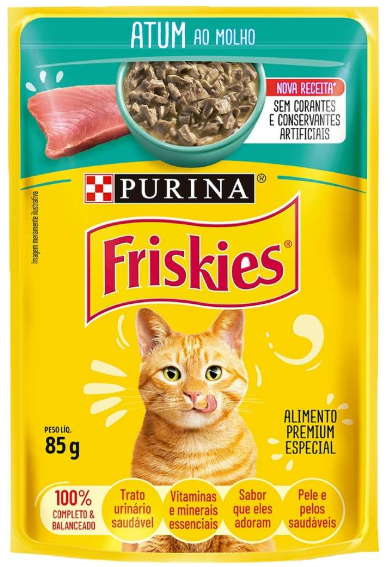 Sachê friskies atum ao molho 85g