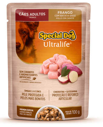 Sachê special dog cães adultos frango 100 g 