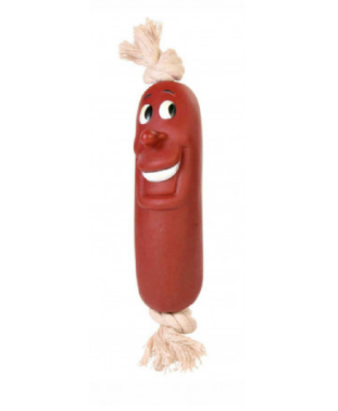 Salsicha pequena com corda