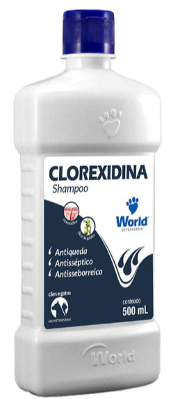 Shampoo clorexidina world 500 ml