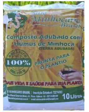 Terra adubada para plantas 10lt