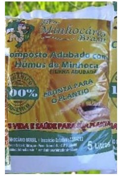 Terra adubada para plantas 5lt