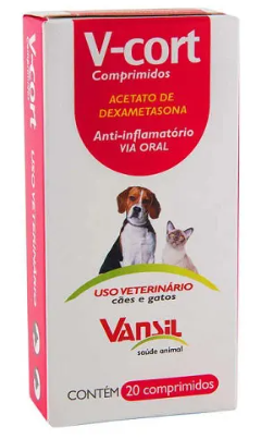 V-cort comprimidos C/ 20 comprimidos 
