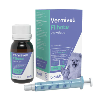Vermivet  vermífugo para filhotes 20 ml