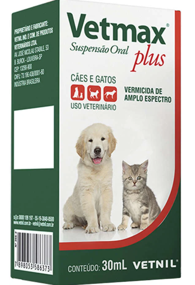 Vetmax plus suspensão 30 ml