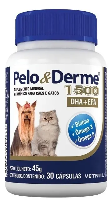 Pelo e Derme 1500 mg 30 comprimidos