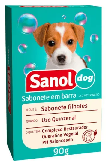 sabonete sanol 90 g filhotes 